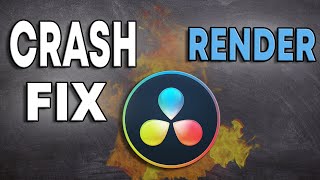 How To Prevent Davinci Resolve From Render Crashing  Crash Fix  Render Crash  Davinci Resolve 19 [upl. by Gerard]