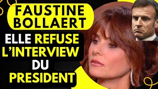 Faustine Bollaert Refuse lInterview avec Macron  Les Coulisses de sa Décision [upl. by Okuy]