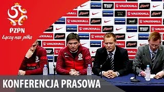 Konferencja prasowa przed meczem z Anglią Press conference of the Polish National Team [upl. by Ailev]