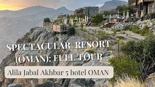 Spectacular 5 resort Oman full tour Alila Jabal Akhbar 5 hotel [upl. by Nnyleuqcaj]