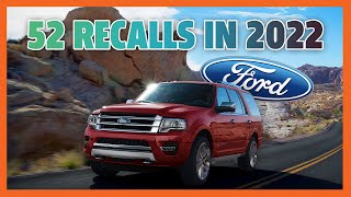 Ford Has Already Issued 52 Safety Recalls in 2022 [upl. by Donahoe]