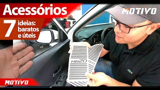 7 acessórios baratos úteis e indispensáveis para seu carro [upl. by Constantin]