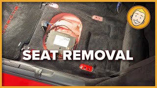 How to REMOVE THE SEATS  Porsche Boxster 986Cayman 987 [upl. by Louanne]