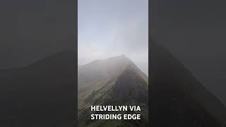 Helvellyn via Striding Edge hiking solohiker [upl. by Zoes]