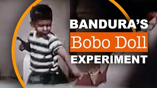 Albert Banduras Media Effects Theory Explained Bobo Doll Experiment [upl. by Frodina]