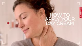 How to apply your daynight cream  Clarins [upl. by Fontana]