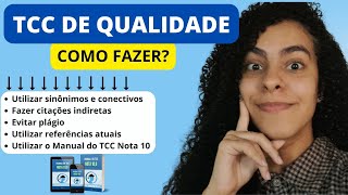 Como Fazer um TCC de Qualidade  Confira Aqui [upl. by Mathias]