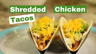 How To Make Chicken Tacos In A Pressure Cooker  Rockin Robin Cooks [upl. by Kucik]