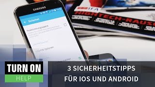 3 Sicherheitstipps für iOS und Android  HELP  4K [upl. by Solakcin]