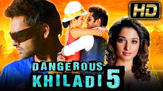 DANGEROUS KHILADI 5 HD  Telugu Hindi Dubbed Full Movie  Ram Pothineni Tamannaah Bhatia [upl. by Yentirb]