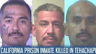 PRISONER KILLED IN CALIFORNIA IN TEHACHAPI 3 WEAPONS FOUND 2 INMATES TOOK TO THE HOLE [upl. by Jeniece]