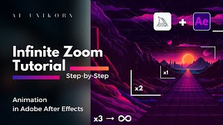 Infinite Zoom Tutorial in After Effects for Midjourney AI Images  First Video Please Sub 🥹 [upl. by Perkin]