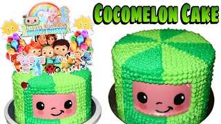 Cocomelon Cake How to make a COCOMELON themed Cake [upl. by Rolan]