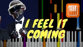 I Feel It Coming  Weeknd ft Daft Punk MIDI backing track amp tutorial [upl. by Ymmot]