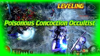 POE 320 Leveling Poisonous Concoction Occultist Build Guide [upl. by Irtimd]