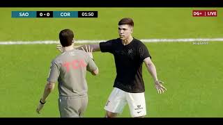 SAO PAULO X CORINTHIANS  GAMEPLAY PES 2021 [upl. by Ailla]