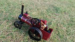 Maxitrak 34 quot scale Auchin Traction Engine on First Run [upl. by Osrit244]