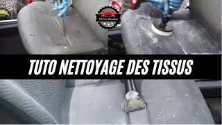 Comment Nettoyer Vos Sièges en Tissu avec un Injecteur Extracteur Tutoriel [upl. by Eitsyrk]