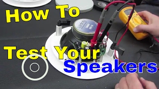 How To Test Your Speaker System [upl. by Ekard]