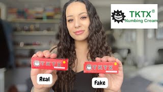 TKTX Numbing Cream  Real Vs Fake Numbing Cream [upl. by Sirrom]