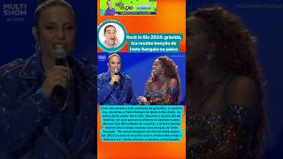 ROCK IN RIO 2024 GRÁVIDA IZA RECEBE BENÇÃO DE IVETE SANGALO NO PALCO I shorts [upl. by Ahsirhcal]