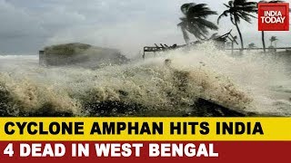 Cyclone Amphan Makes Landfall Wreaks Havoc In Odisha 4 Dead In West Bengal [upl. by Oilisab998]