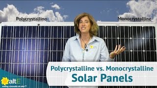 Monocrystalline vs Polycrystalline Solar Panels  What’s the Difference [upl. by Enelehcim]