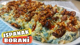 ISPANAK BORANİ NASIL YAPILIR 👍YOĞURTLU ISPANAK MEZESİ TARİFİ👌 HOW TO MAKE BORANI 💯 [upl. by Mazurek556]