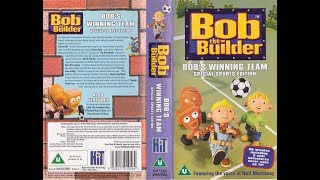 Bob The Builder Bobs winning Team  Special Sports Edition 2002 UK VHS [upl. by Llennahs278]