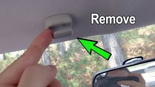 How to remove Honda Visors [upl. by Mihalco676]