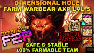 F2P WARBEAR 2A  2ND AWAKENING TEAM SUMMONERS WAR SW [upl. by Apgar]