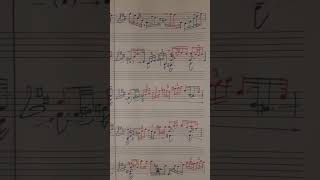 Allemande Violin Partita 1 voice leading shorts bach soloviolin analysis partita musictheory [upl. by Charmane100]