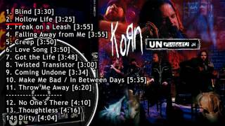 KornMTV unpluggedfull album [upl. by Sinnoda]