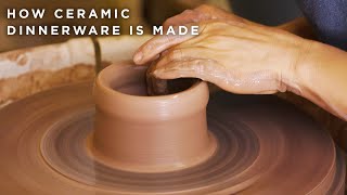 How Ceramic Dinnerware Is Made • Tasty [upl. by Eehsar624]