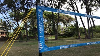 Review Park amp Sun Spectrum Classic Outdoor Volleyball Net System [upl. by Ikcim]