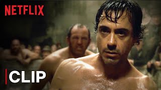 Robert Downey Jr’s Fight Scene  Sherlock Holmes  Netflix India [upl. by Ayotahs]