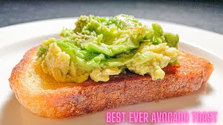 How To Make Perfect Avocado Toast  Simple And Quick Recipe [upl. by Aihsilef]