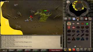 RuneScape 2007  1 Defence Pure Dragon Slayer Elvarg Guide [upl. by Mik]