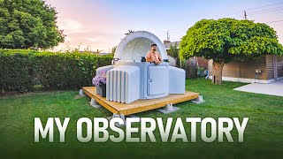 I Built an OBSERVATORY in my Backyard SKYSHED POD [upl. by Gnal920]