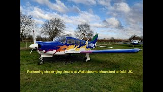 Bumpy circuits at Wellesbourne airfield UK on 26022024 [upl. by Kassandra]