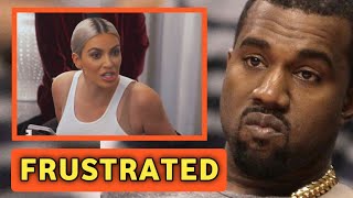 FRUSTRATED🔴 Kim Kardashian Frustrated as Kanye West is BLASTING out their parenting disagreements [upl. by Orth]