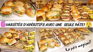 ✨ PÂTE MAGIQUE pâte à tous faire 😲 6APÉRITIFS AVEC UNE SEUL PÂTE SPÉCIAL FÊTESBUFFET DÎNATOIRE [upl. by Amsirhc329]