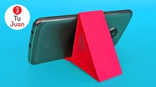 5 SOPORTES para Celular Caseros RÁPIDOS y muy FÁCILES  DIY 📱 [upl. by Ful628]