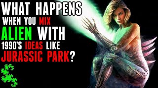 The Movie Where An Alien Woman Hybrid Hunts Men To Reproduce  SPECIES 1995 Movie Review [upl. by Ahsenauj544]