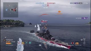 World of Warships Legends  Bismarck vs Yamato 1vs1 [upl. by Aneerb143]