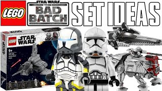 LEGO Star Wars BAD BATCH SET IDEAS Season 1  20222023 [upl. by Heigho]