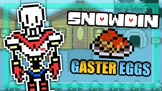 ALL Undertale Secrets in Snowdin Town  Glyde Boss Grillbys Canine Unit amp More [upl. by Winfred770]