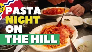 🇮🇹🇺🇸 Pasta Night on The Hill  Cunetto House of Pasta  ST LOUIS Food and Travel [upl. by Bethel892]