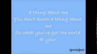 Mr Know It All  Kelly Clarkson lyrics [upl. by Binah]