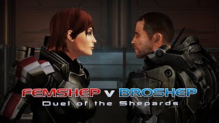 FemShep v BroShep Duel of the Shepards  Reveal Trailer [upl. by Earased]